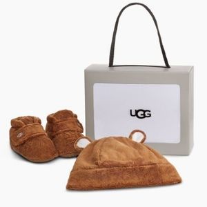 Ugg Bixbee And Beanie Infant set in Chestnut